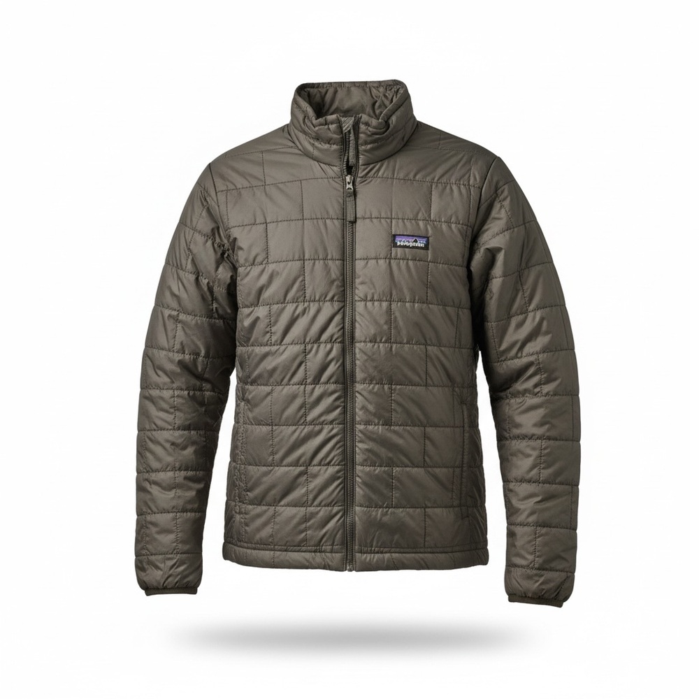 Patagonia Kids Lightweight Quilted Puffer Jacket - Black